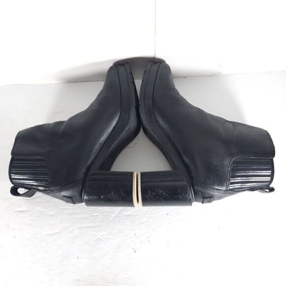 Sorel Women's Margot US 8 Black Leather Waterproof Pull On Ankle Chelsea Boots - Picture 13 of 15